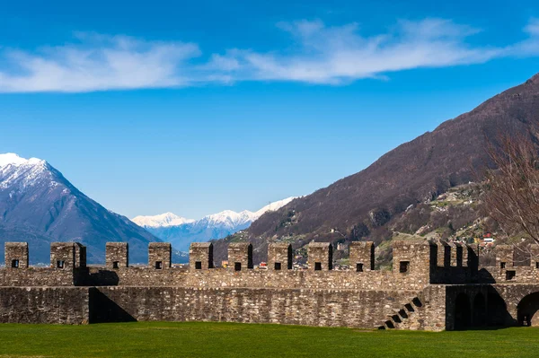 Architecture of Bellinzona, Switzerland — Stock Photo, Image