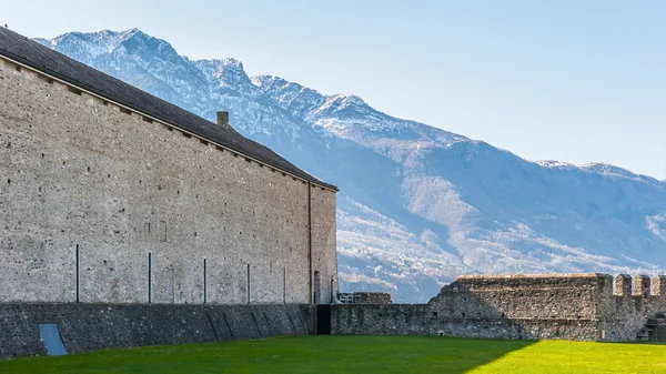 Architecture of Bellinzona, Switzerland — Stock Photo, Image