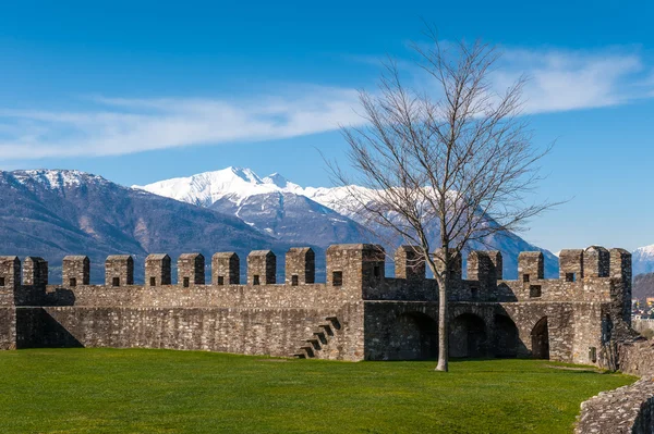 Architecture de Bellinzona, Suisse — Photo