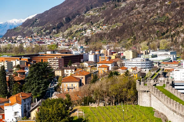 Mimari Bellinzona, İsviçre — Stok fotoğraf