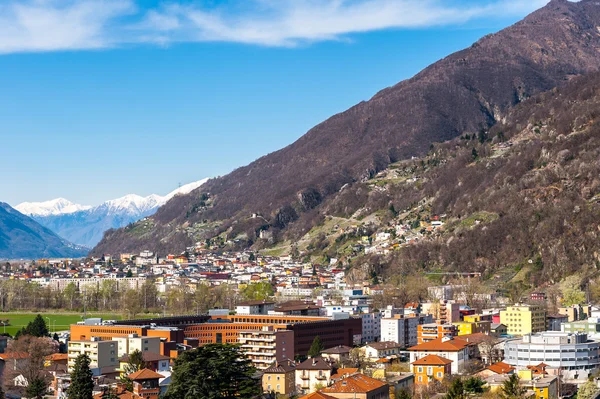 Mimari Bellinzona, İsviçre — Stok fotoğraf