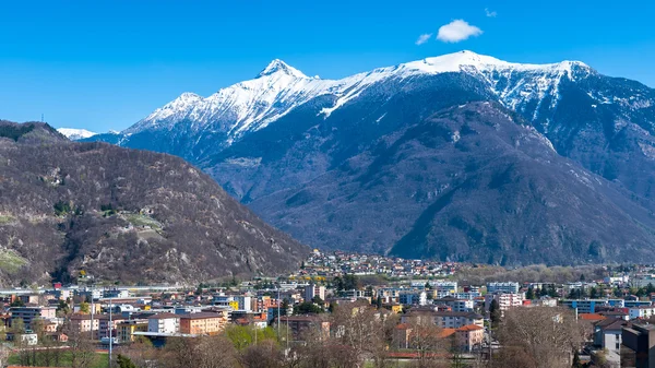 Mimari Bellinzona, İsviçre — Stok fotoğraf