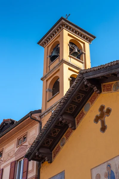 Arkitekturen av bellinzona, Schweiz — Stockfoto