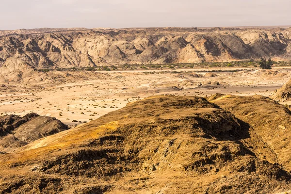 Il paesaggio al chiaro di luna, Namibia, Africa — Foto Stock