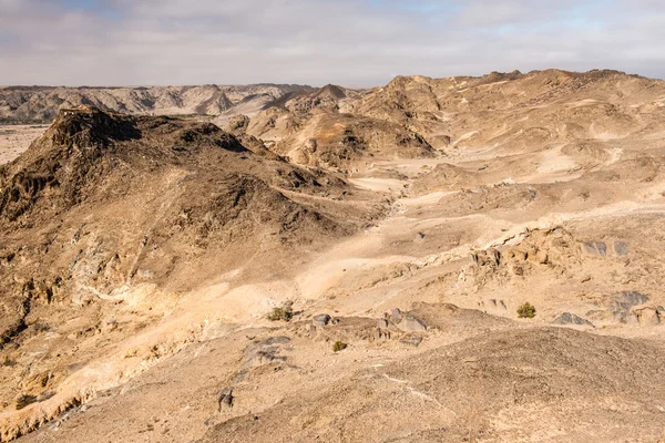 Měsíční krajina, Namibie, Afrika — Stock fotografie