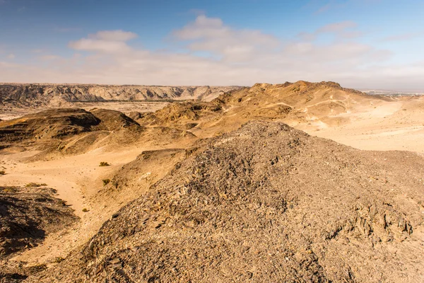 Il paesaggio al chiaro di luna, Namibia, Africa — Foto Stock