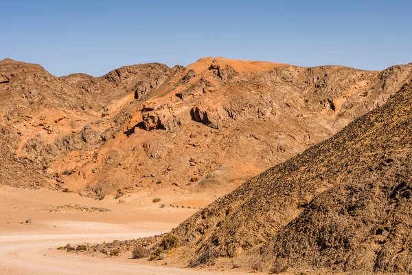 Il paesaggio al chiaro di luna, Namibia, Africa — Foto Stock