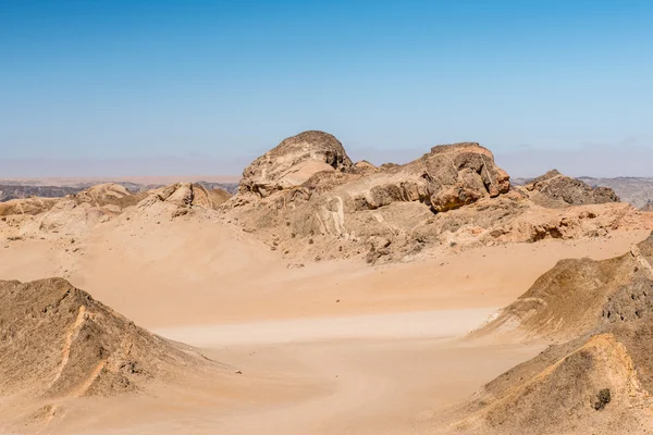 Il paesaggio al chiaro di luna, Namibia, Africa — Foto Stock