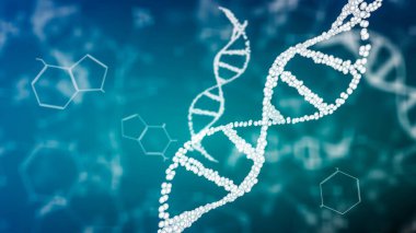 Kopyalama alanı olan soyut resimleme DNA 'sı