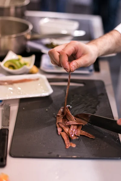 Anchoas de cocina —  Fotos de Stock