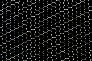 Altıgen endüstriyel soyut arka plan. Bal peteği konsepti.
