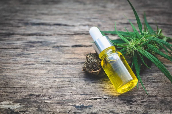 Cbd Olie Hennepproducten Medicinale Marihuana Cannabinoïden Gezondheid — Stockfoto