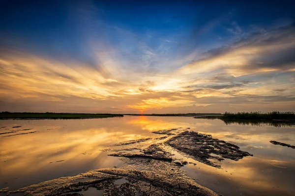 okyanus güzel günbatımı, yaz