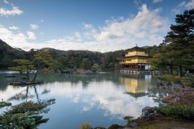 Kinkaku-ji, altın Köşk, Kyoto bir Zen Budist tapınağı,