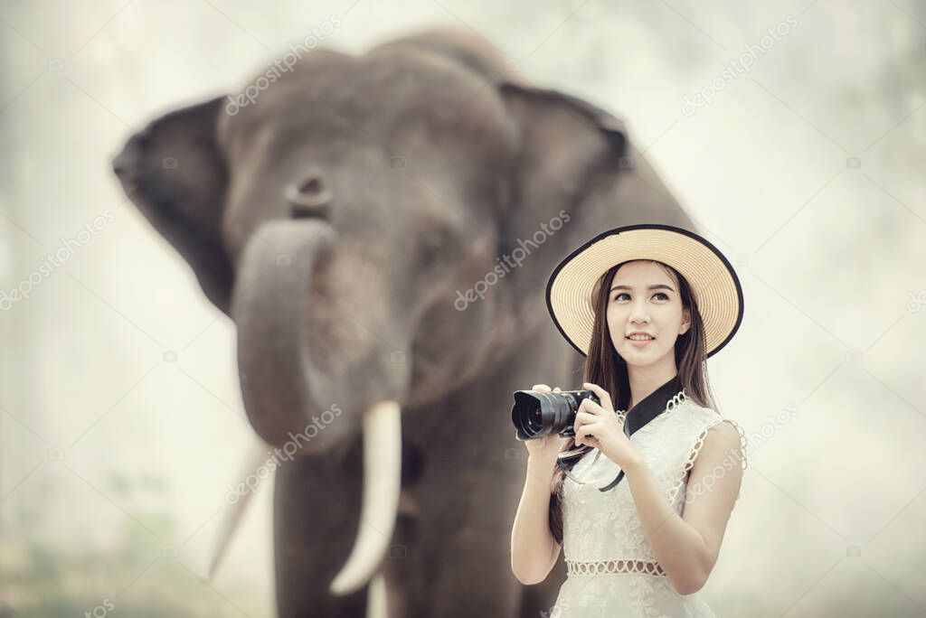 Mahout in Chang Village, Surin province Thailand.