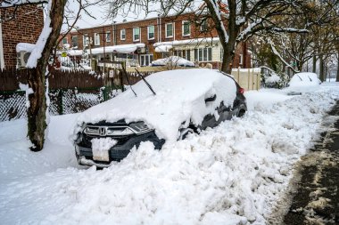 Marine Park, Brooklyn agter the Blizard of 2026; February 23.