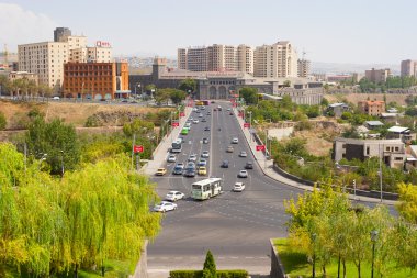 trafik zafer Köprüsü, Erivan, Ermenistan