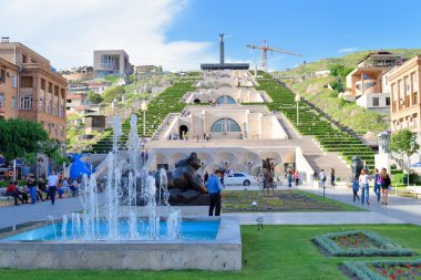 Art arda sıralı merdiven, Erivan, Ermenistan