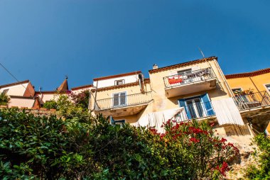 Maratea sokak manzarası, Maratea, Basilicata, İtalya, Avrupa