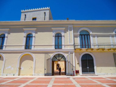 Scanzano Jonico, Piazza Gramsci, Palazzo Baronale, Basilicata, Matera Province, Italy