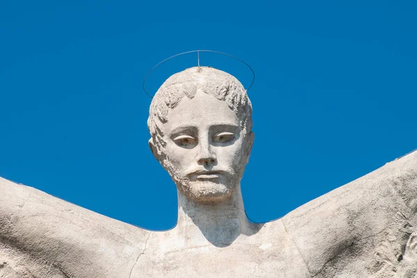 Details of Cristo Redentore di Maratea, Monte San Biagio, Maratea, Province of Potenza, Basilicata, Ital