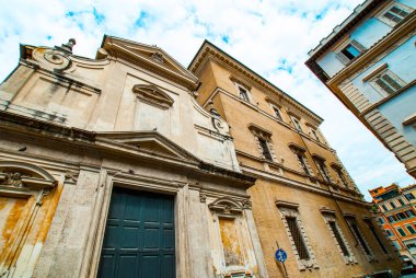 Trastevere, Chiesa di San Calisto, San Calisto Kilisesi, Roma, Lazio, İtalya.
