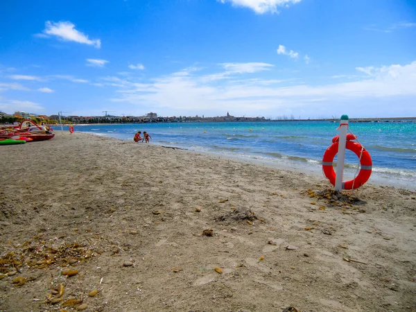 Opuszczona Plaża Platamonie Zachodnim Wybrzeżu Sardynii Wyspa Sardynia Prowincja Sassari — Zdjęcie stockowe