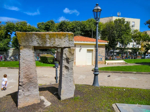 Veřejné Zahrady Vittorio Emanuele Městě Alghero Západní Pobřeží Sardinie Ostrov — Stock fotografie