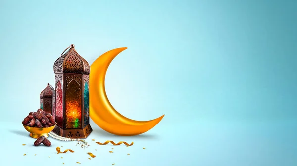 Рамадан Eid Fitr Концепция 2020 Фоны Даты Турецким Традиционным Фонарем — стоковое фото