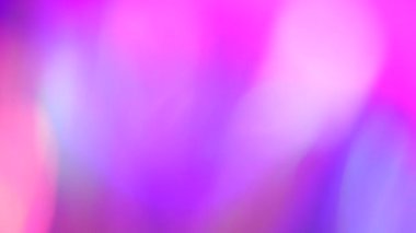 Holografik Neon Soyut Çok Renkli Tek Boynuzlu At Bulanık Arkaplanı, Gökkuşağı Pembesi ve Mor Işık Sızıntısı Prism Renkleri, Odaklanamayan Efekt, Bulanık Parıltı. Kızlar için yumuşak pastel hareketli arkaplan
