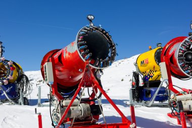 Kar topları çalışmaya hazır