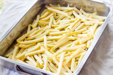 Fırında pişmiş olması fiş pişirme pan