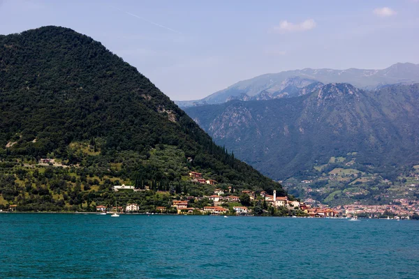 Panorama Iseo Lake — Stock fotografie