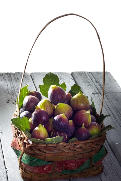 Basket of Figs — Stock Photo, Image