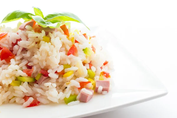 Tasty colorful Rice Salad — Stock Photo, Image