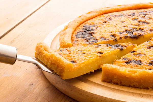 Bolo de queijo saboroso — Fotografia de Stock