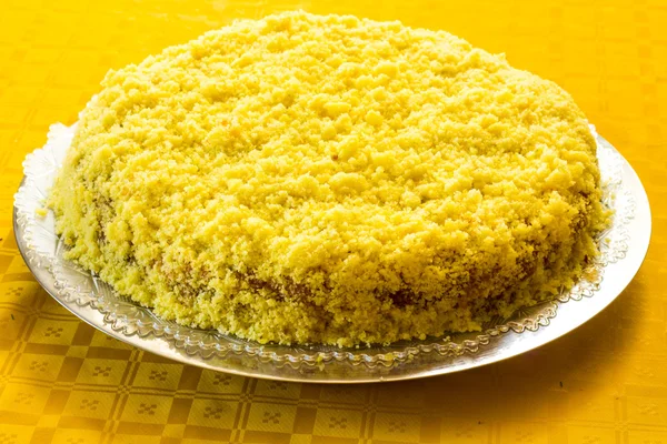 Gustosa torta Mimosa — Foto Stock