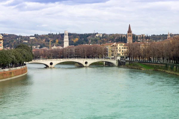 Adige Nehri, verona — Stok fotoğraf