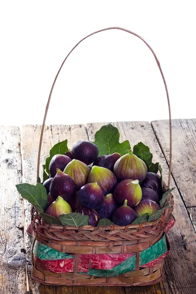 Basket of Figs — Stock Photo, Image