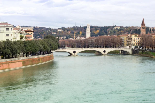 Adige Nehri, verona — Stok fotoğraf