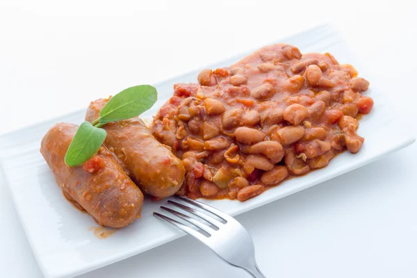 Heerlijke gebakken bonen — Stockfoto