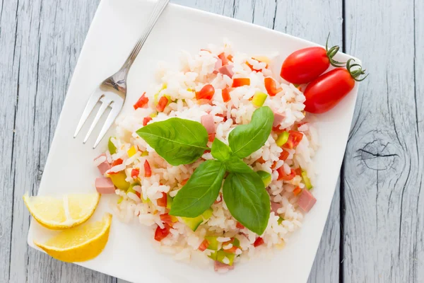 Tasty Rice Salad — Stock Photo, Image