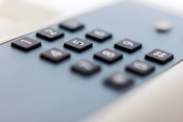 Teclado de telefone close up — Fotografia de Stock