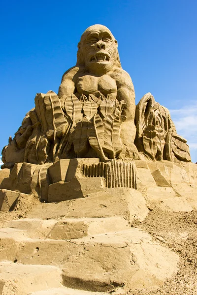 Kum heykeller görünümü — Stok fotoğraf