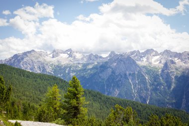 Dağ yollar üç tepeler Lavaredo