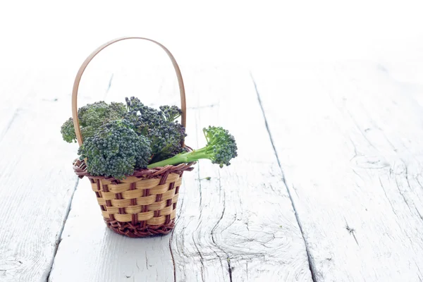Basket of Broccoli — Stock Photo, Image