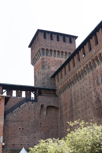 Castello sforzesco Milán — Foto de Stock