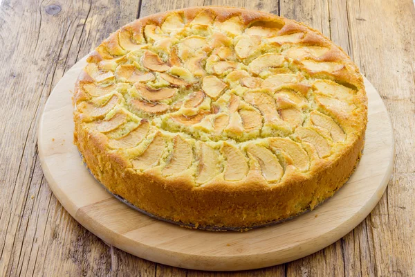 Gustosa torta di mele fatta in casa — Foto Stock