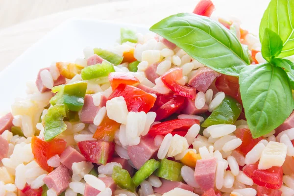 Rice salad view — Stock Photo, Image