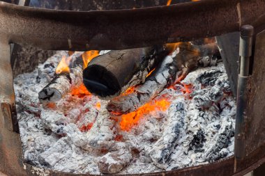 Yanan köz görünümü